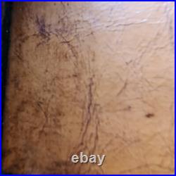 Handmade English Luxury Antique Leather Trunk Perfect Coffee Table