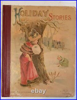 Holiday Stories Chatterbox Joyous Nursery Antique Book Vintage 1900 Lothrop