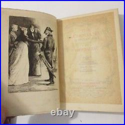 Honoré de Balzac Antique Vintage Miniature Book Lot 34 Engravings English 1901