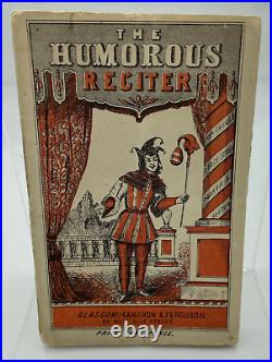 Humorous Reciter Antique 1870s Era Threepence Booklet UK Glasgow RARE