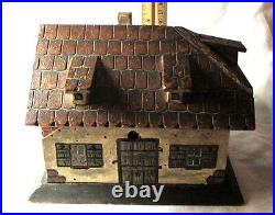 INCREDIBLE Hand Carved English Cottage SEWING WORK BOXOriginal ANTIQUE c1700's