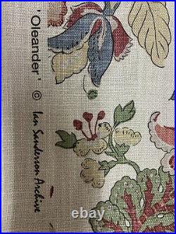 Ian Sanderson Archive'oleandor English Garden Fabric 2.30 Curtains Upholstery