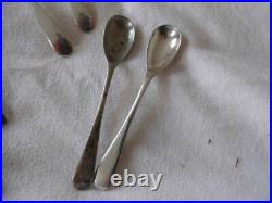 James Pinder Mixed Cutlery lot silver plated of Sheffield old English Vintage