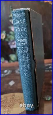 Jane Eyre Charlotte Bronte Vintage/Antique Leather-Bound Book With Box
