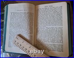 Jane Eyre Charlotte Bronte Vintage/Antique Leather-Bound Book With Box