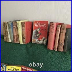 Job Lot 52 x Antique Vintage Edgar Wallace Books 1940s 1950s 1st Editions Pbacks