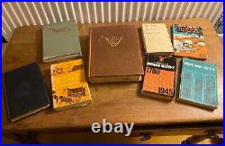 Job Lot of 8 Beautiful Antique Books