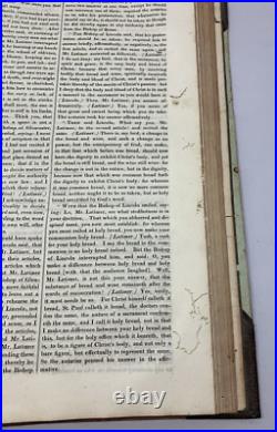 John Fox's Book of Martyrs Persecution Torture 1822 Vintage Antique History Text