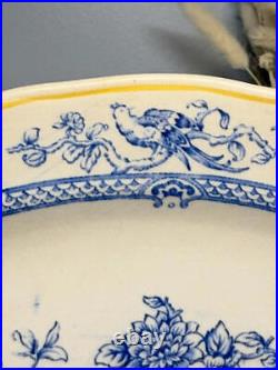 Keeling & Co Paradise Blue & White Platter Vintage English Pottery (32cm)