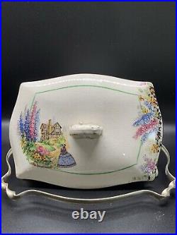 L & Sons Ltd HANLEY English Ware Vintage Ceramics Flora. 1920's