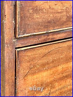 Large Victorian Chest of Drawers Antique Tall English Mahogany 5 Drawer Vintage