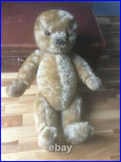 Large Vintage Farnell English mohair Teddy Bear, 20 no ears