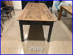 Large Vintage & Quirky 8 Seater Pine Farmhouse Kitchen Table