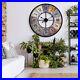 Large Vintage Wall Clock Retro XXL Antique Metal Clock Stainless Steel Large Sh
