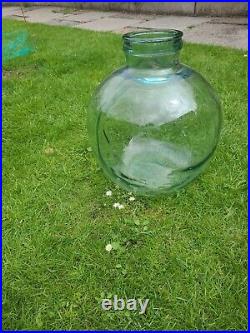 Large antique Carboy, English, Glass Storage Jar