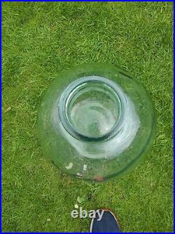 Large antique Carboy, English, Glass Storage Jar