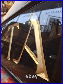 Late Victorian Hand Carved Gents Tailors Salvaged Shop Sign. Antique/Vintage