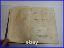 Life of Christ Bible HC by Frederic W Farrar Vintage antique Illustrations