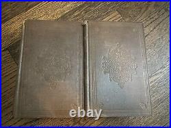 Longfellow's Poems Two Volumes Antique 1850 Vintage Book Set Ticknor & Co