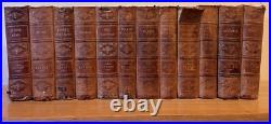Lord Lytton Antique Leatherbound Hardback Books. Circa Compete set of 12