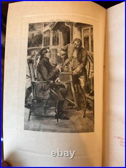 Lord Lytton Antique Leatherbound Hardback Books. Circa Compete set of 12