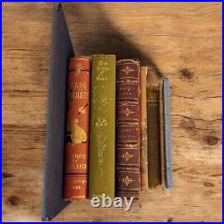 Lot 8 Antique Vintage Books Some RARE Shakespeare Lamb Cabell AEsop Twain READ