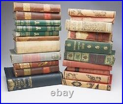 Lot of 100 Vintage Old Rare Antique Hardcover Books Mixed Colour Random