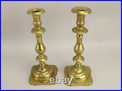 Lot of 16 Antique Vintage Solid Brass Candlesticks English, Push-Up, Miniature++