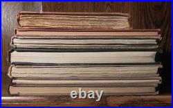Lot of 7 Oversized Architecture Books 1909-1931 Antique Set Vintage Plates