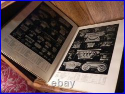 Lot of 7 Oversized Architecture Books 1909-1931 Antique Set Vintage Plates