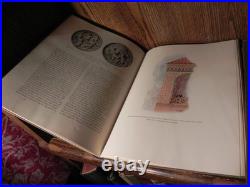 Lot of 7 Oversized Architecture Books 1909-1931 Antique Set Vintage Plates