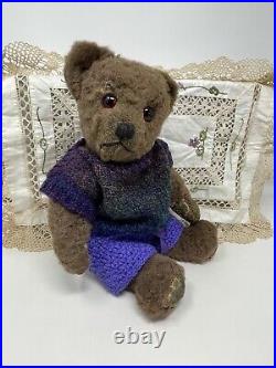 Mabel 13 c1940's Farnell Teddy Bear Old Antique Alpaca Brown English