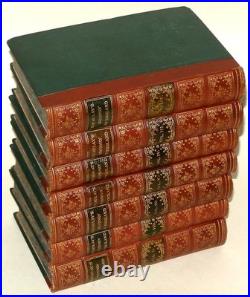 Macaulay History of England 1874 7 Vol Set Longmans Antique Leather HB