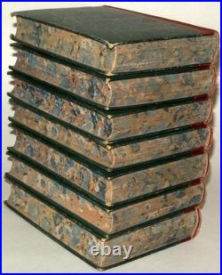 Macaulay History of England 1874 7 Vol Set Longmans Antique Leather HB
