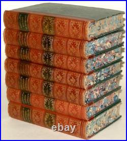 Macaulay History of England 1874 7 Vol Set Longmans Antique Leather HB