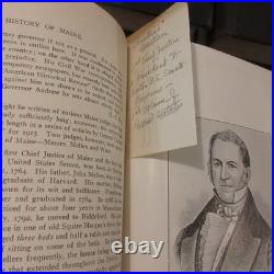 Maine A History Antique Vintage Books Louis Hatch Centennial Edition 1919 3 Vols