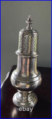 Mappin & Webb vintage/antique caster/shaker Lion mark English Sterling Silver
