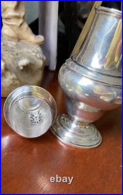 Mappin & Webb vintage/antique caster/shaker Lion mark English Sterling Silver