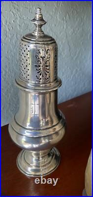 Mappin & Webb vintage/antique caster/shaker Lion mark English Sterling Silver