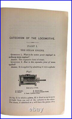Matthias N Forney Catechism of the Locomotive 1883 Vintage Railway Book Antique