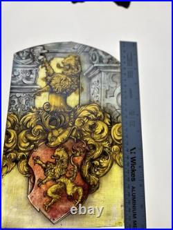 Medieval Lion Stained Glass