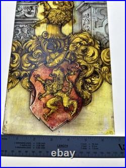 Medieval Lion Stained Glass