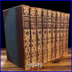 Mental Efficiency Series 1916 Complete 10 Volume Set Antique Vintage Leather