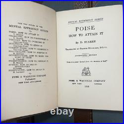 Mental Efficiency Series 1916 Complete 10 Volume Set Antique Vintage Leather