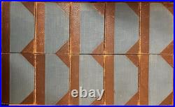 Mental Efficiency Series 1916 Complete 10 Volume Set Antique Vintage Leather