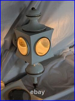 Mid Century Lights Coach Lanterns Sconce English Hollywood Antique Vintage Porch