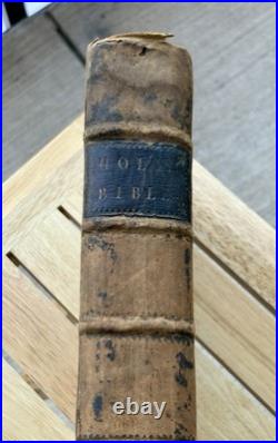 New Evangelical Family Bible Timothy Priestley 1793 Antique Vintage Rare London