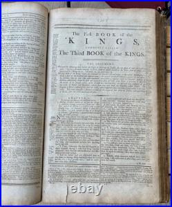 New Evangelical Family Bible Timothy Priestley 1793 Antique Vintage Rare London