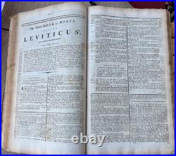 New Evangelical Family Bible Timothy Priestley 1793 Antique Vintage Rare London