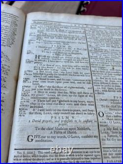 New Evangelical Family Bible Timothy Priestley 1793 Antique Vintage Rare London